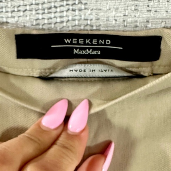 weekend by max mara khaki pants size 4 - Picture 5 of 10